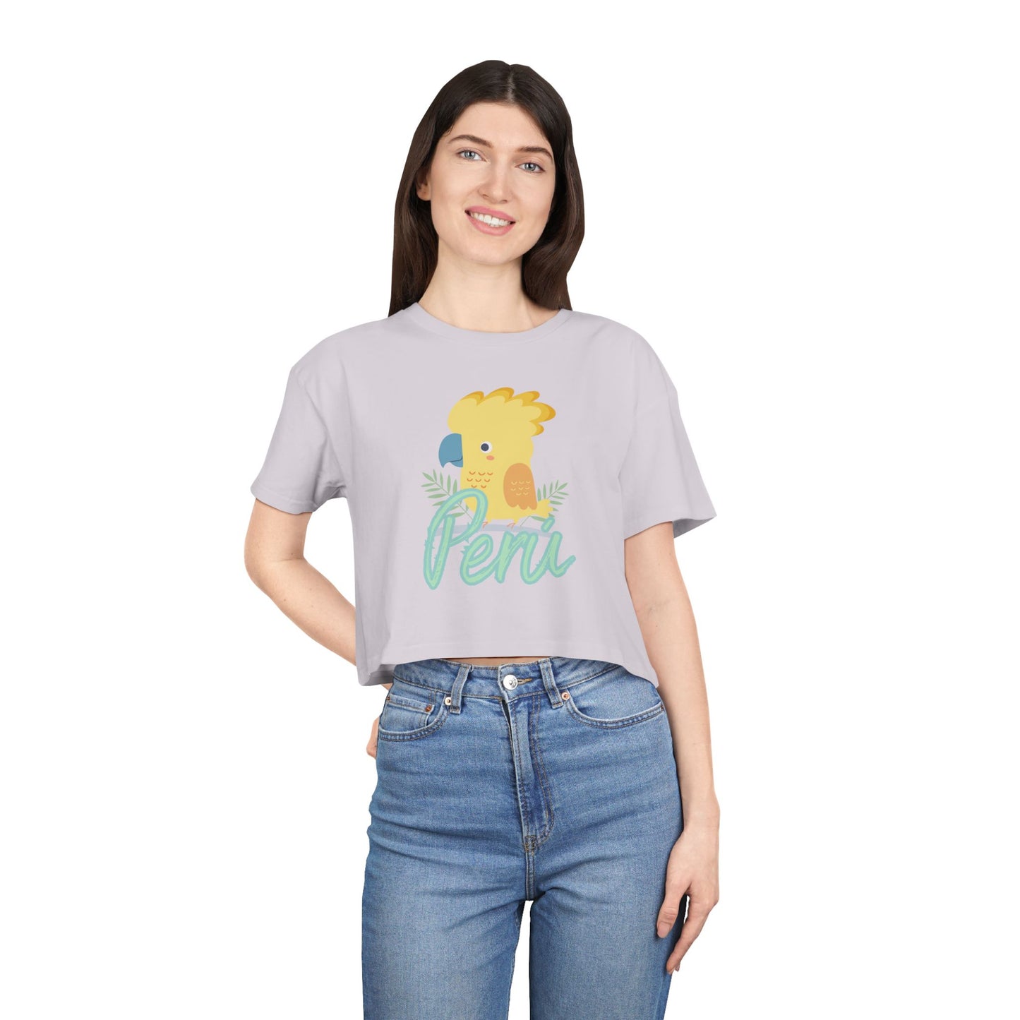 Best Peru Cockatoo Crop Top | Peruvian Gift USA