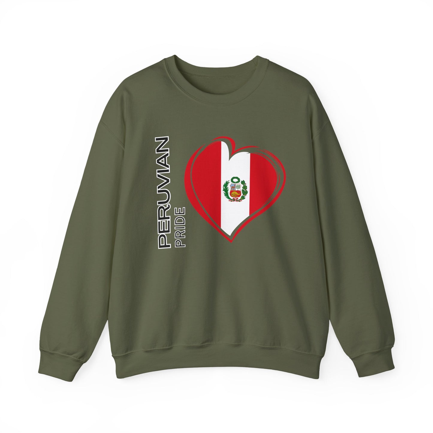 Best Peruvian Unisex Sweatshirt "Peruvian Pride Heart"