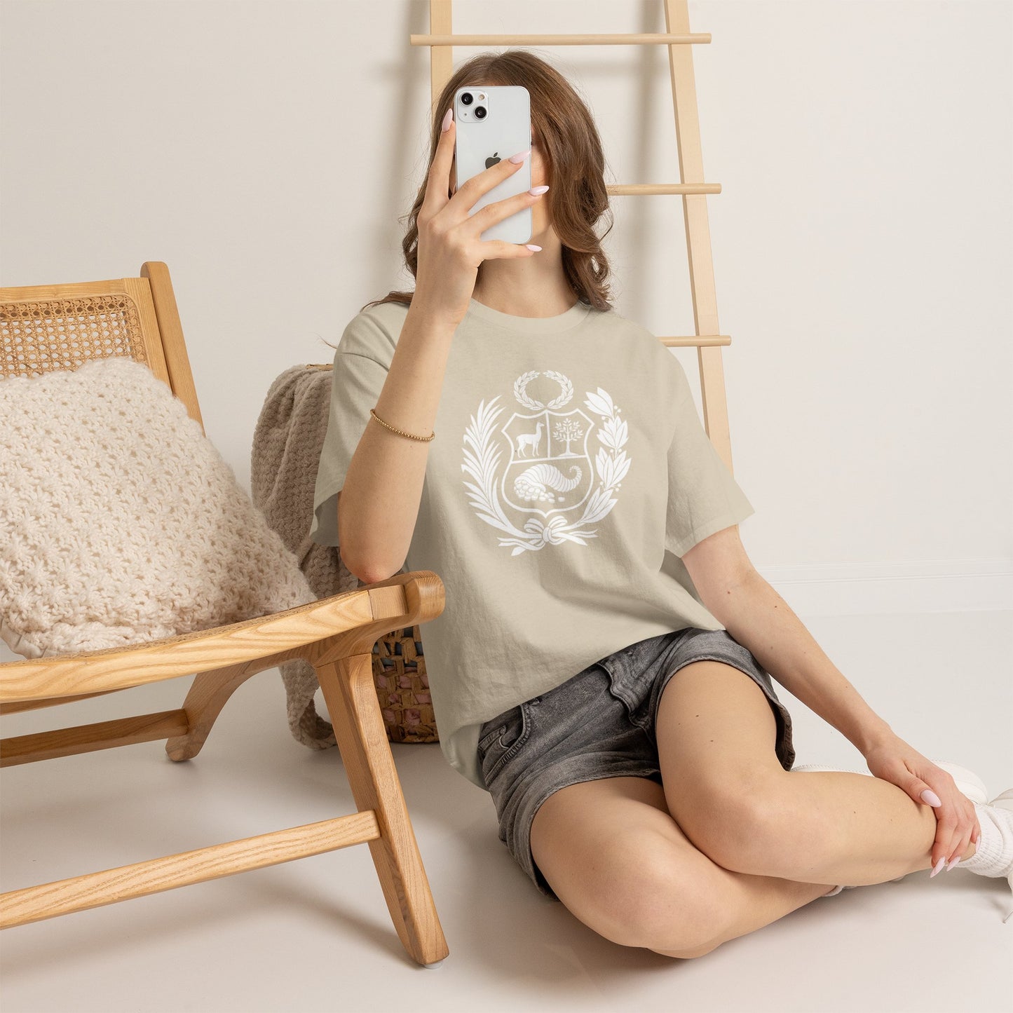 Best Peru Coat of Arms T-Shirt USA Unisex Peruvian Pride Tee