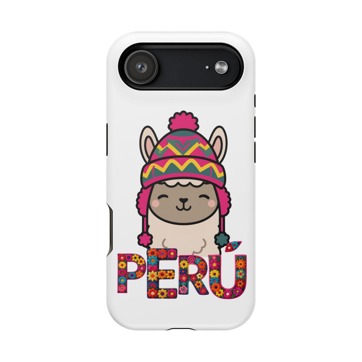 Best Peru Phone Case – Cute Llama with Chullo | Peruvian Gift
