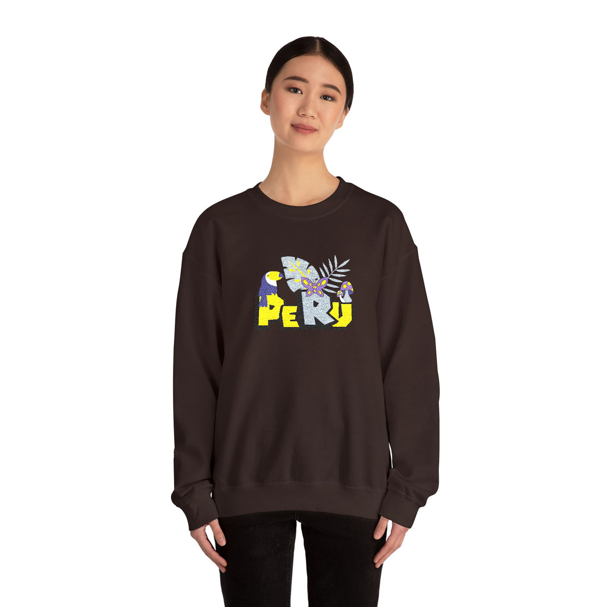 Best Peru Jungle Embroidered Sweatshirt USA