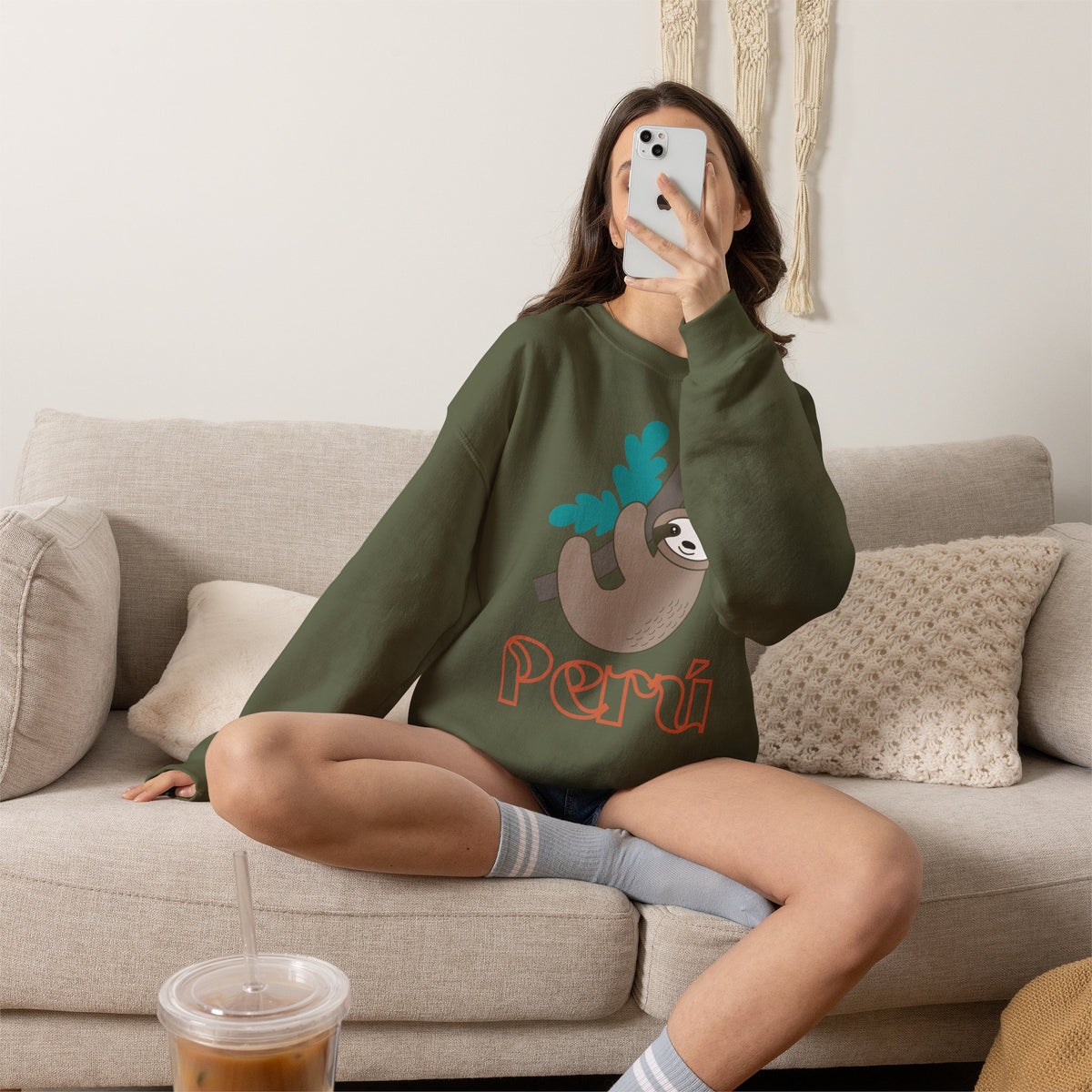 Best Peruvian Unisex Sweatshirt "Peru Rainforest"
