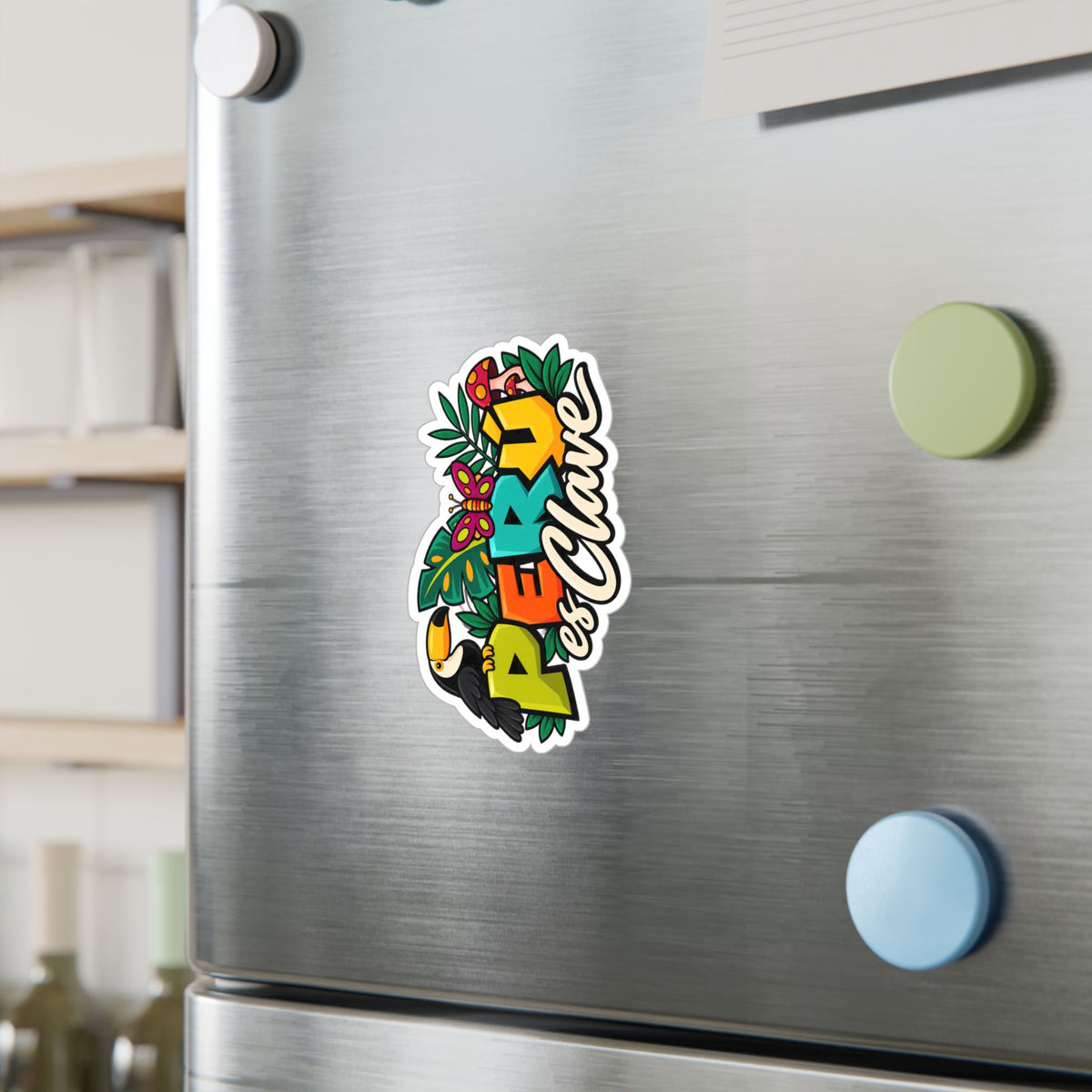 Best Perú es Clave Sticker - Amazon Toucan Jungle Decal