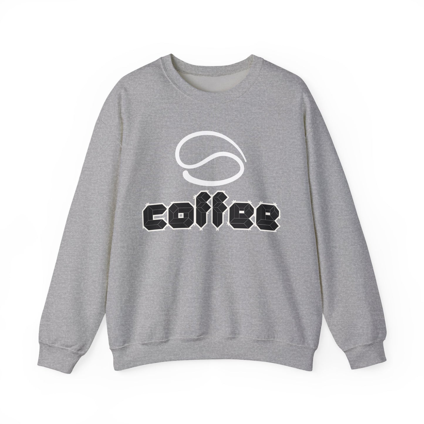 🔴☕ Bold Coffee Sweatshirt USA | Eco-Friendly Unisex Coffee Sweater