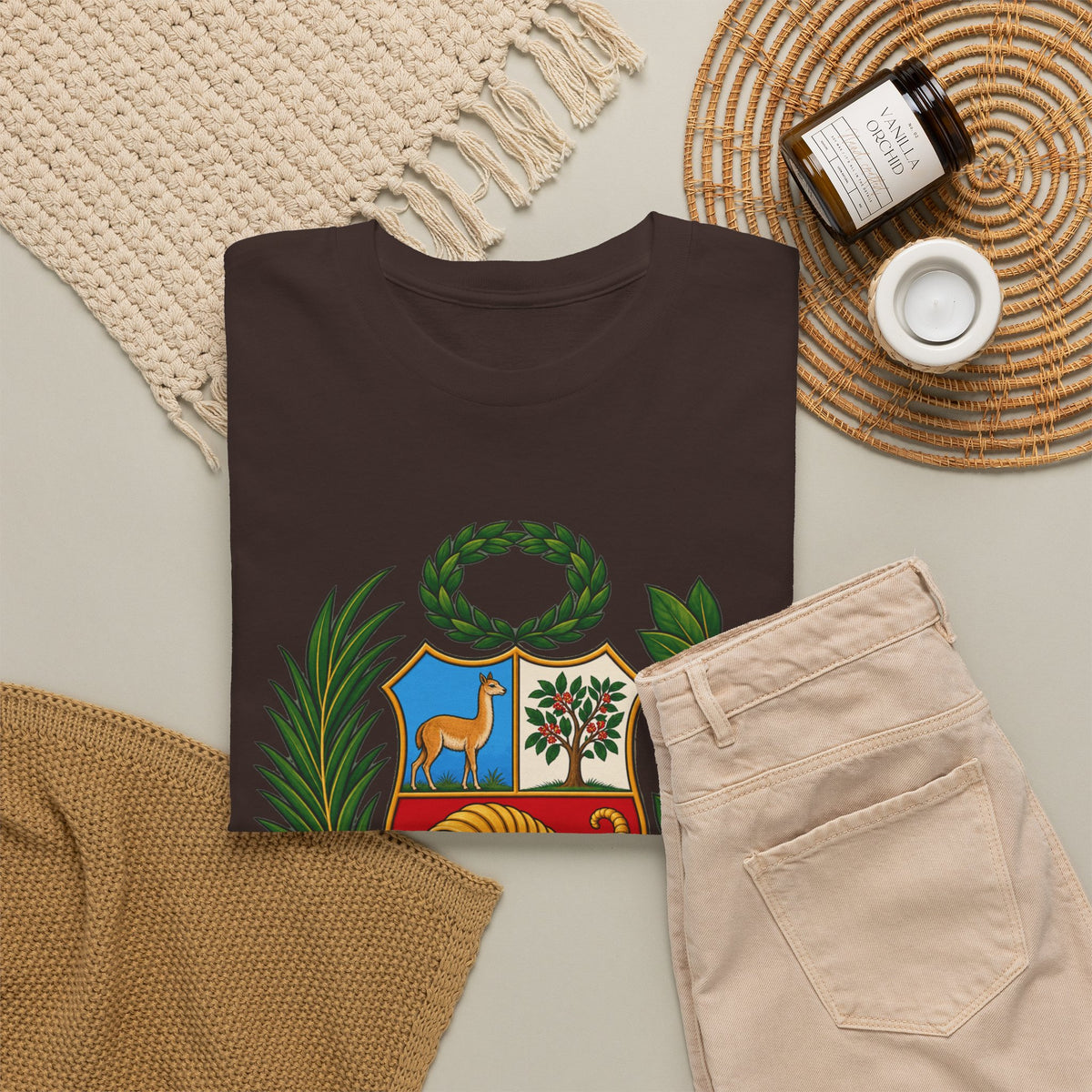 Best Peru Coat of Arms T-Shirt - Escudo Nacional Tee Gift