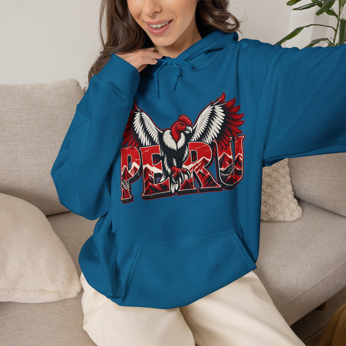 Best Peru Condor Hoodie - Peruvian Pullover