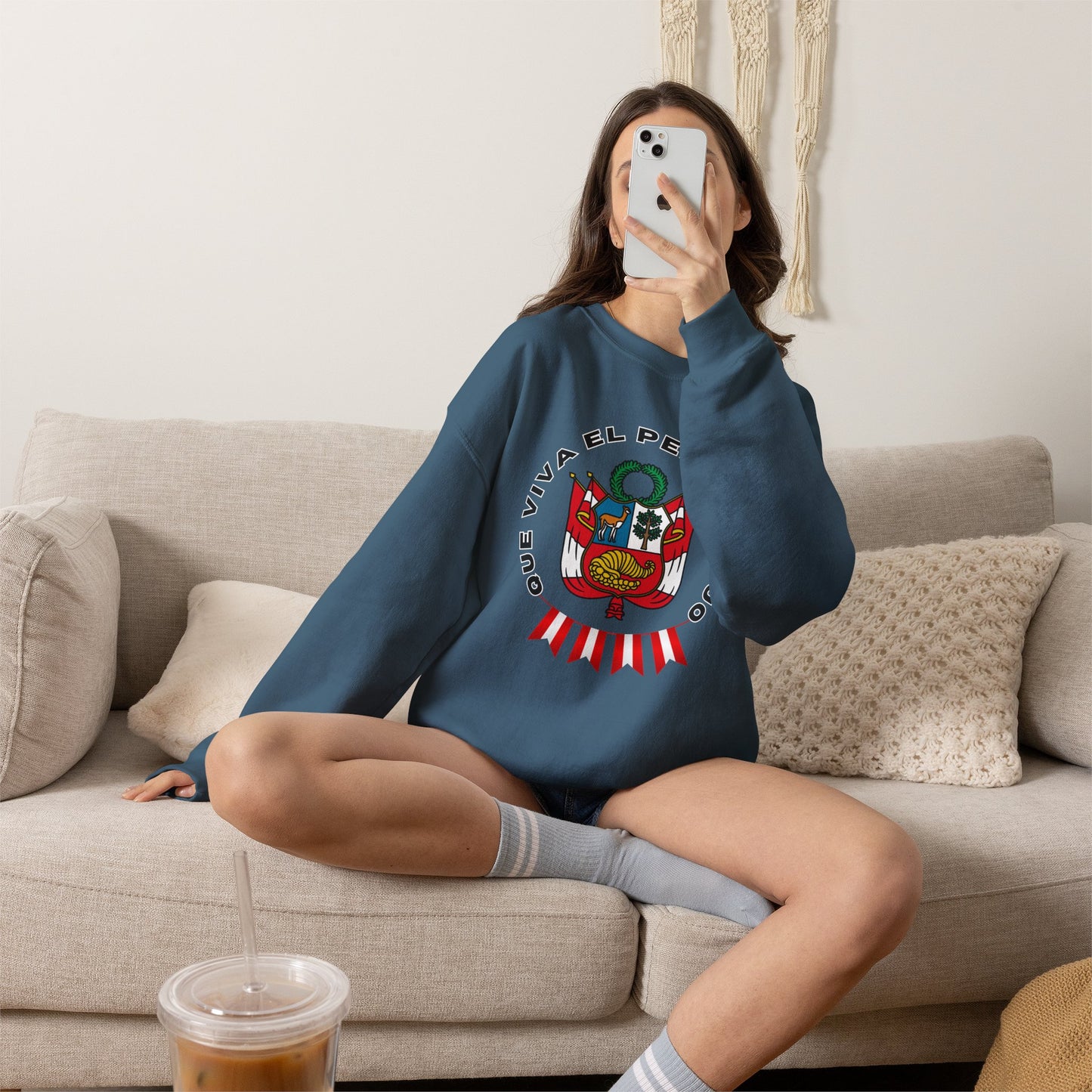 Best Peruvian Unisex Sweatshirt "PERU Escarapela"