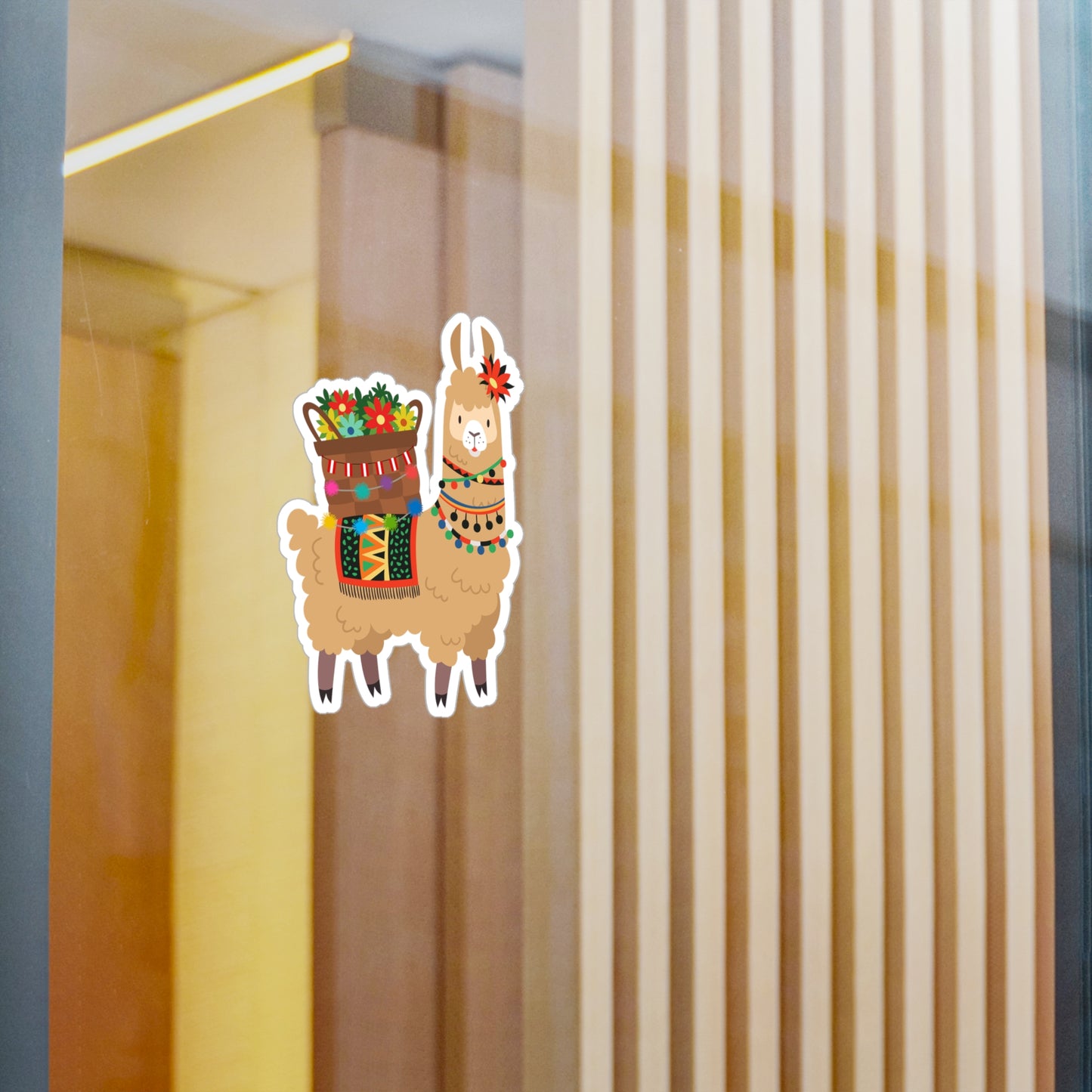 Best Peruvian Llama Sticker USA 🇵🇪 Waterproof Vinyl Decal