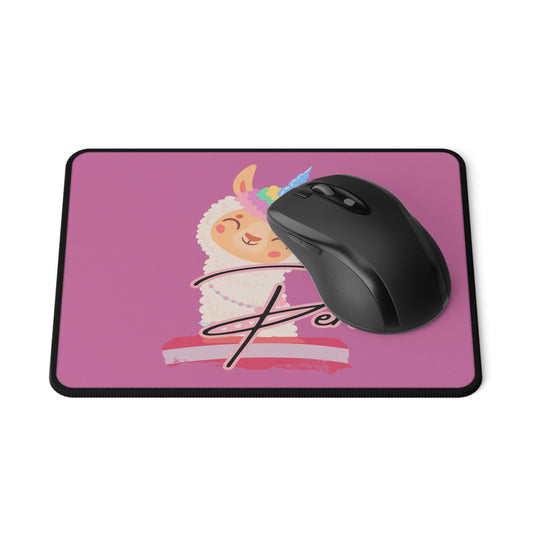 Peruvian Non-Slip Mouse Pad "Llama Rainbow"