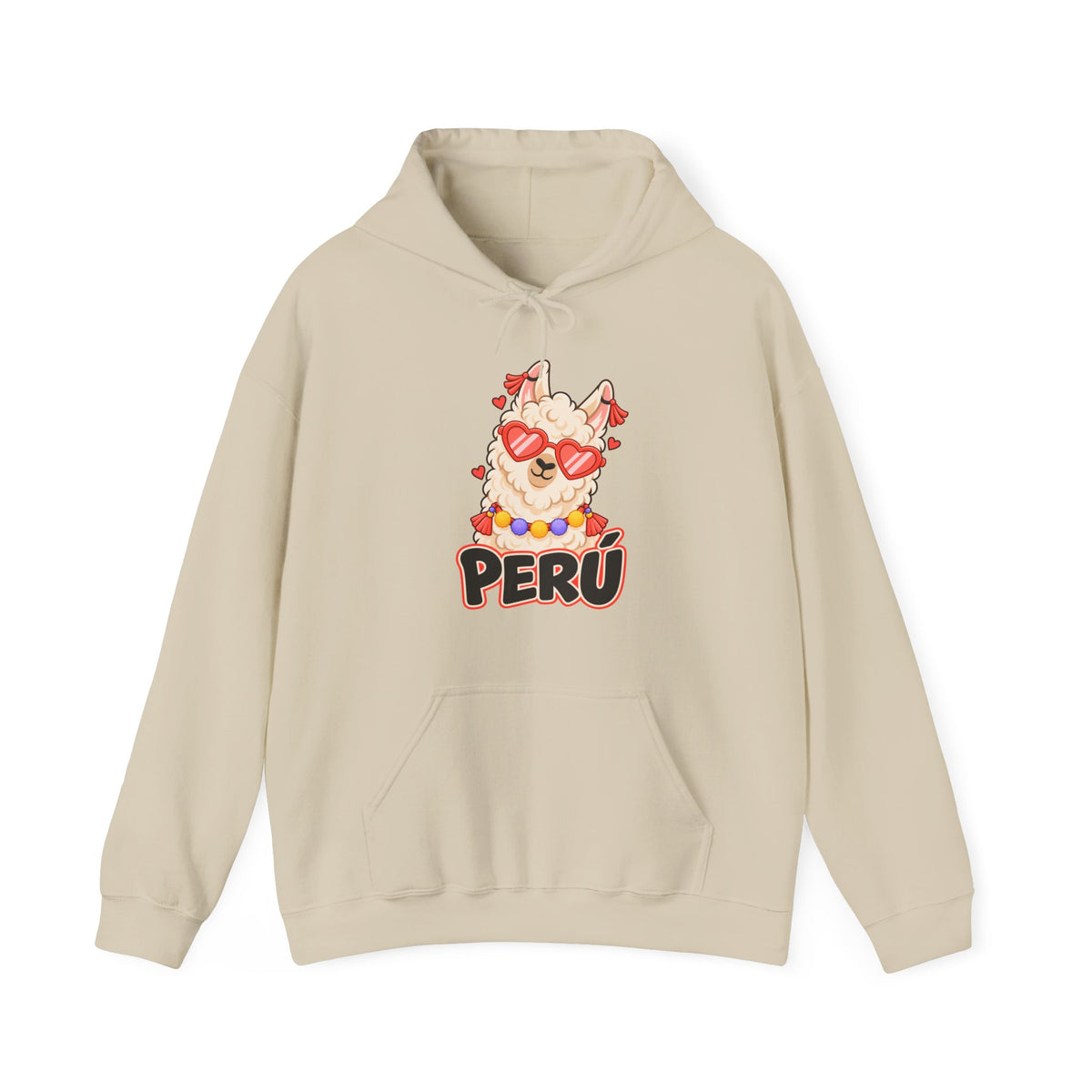 Best Cool Llama Peru Hoodie - Heart Sunglasses Llama Gift