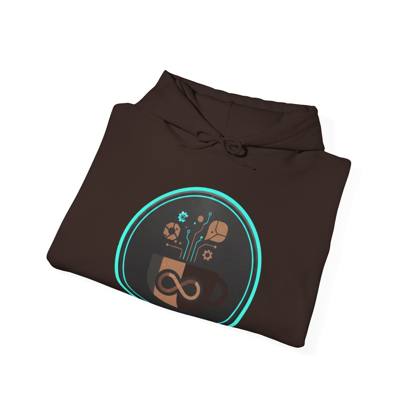 ♾️☕ Infinity Coffee Tech Hoodie USA | Modern Coffee Lovers Hoodie