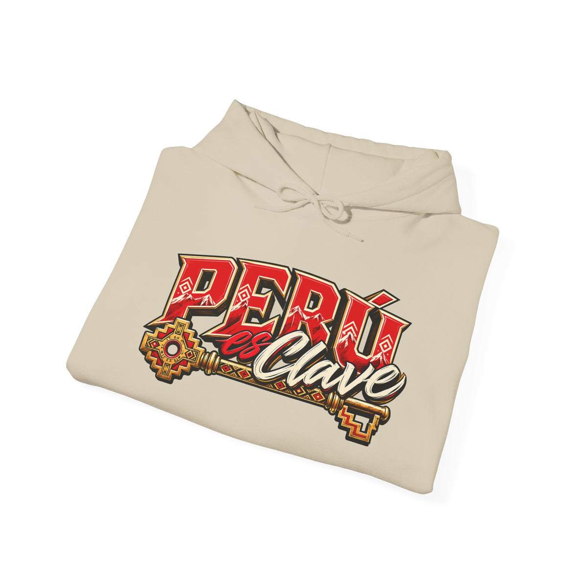 Best Perú es Clave Hoodie - Gold Key & Andes Design Gift
