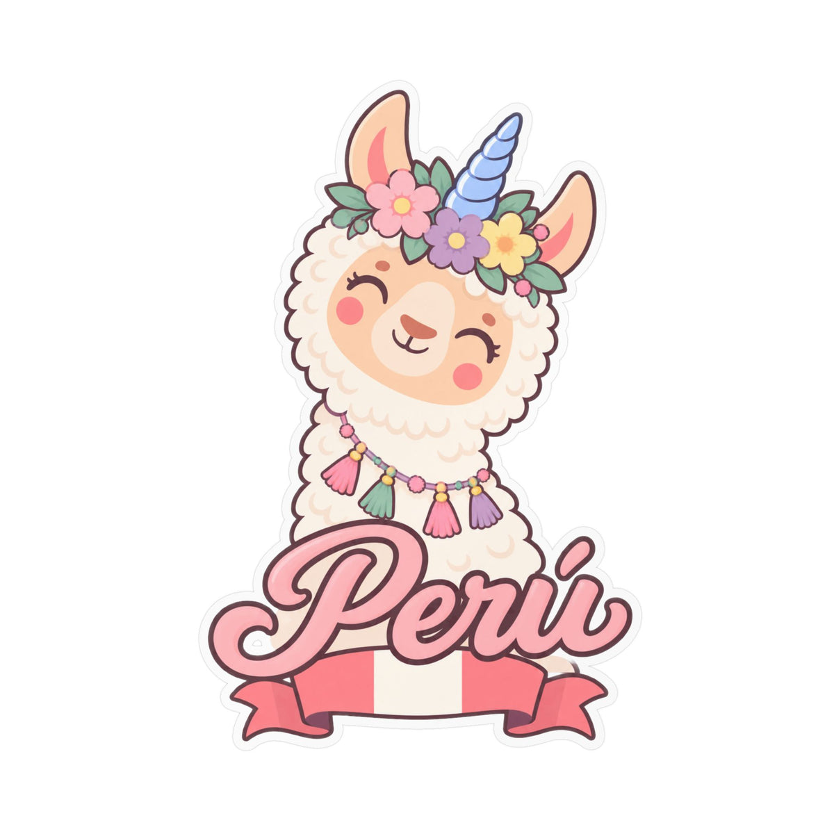 Best Unicorn Llama Peru Sticker - Cute Llamacorn Decal