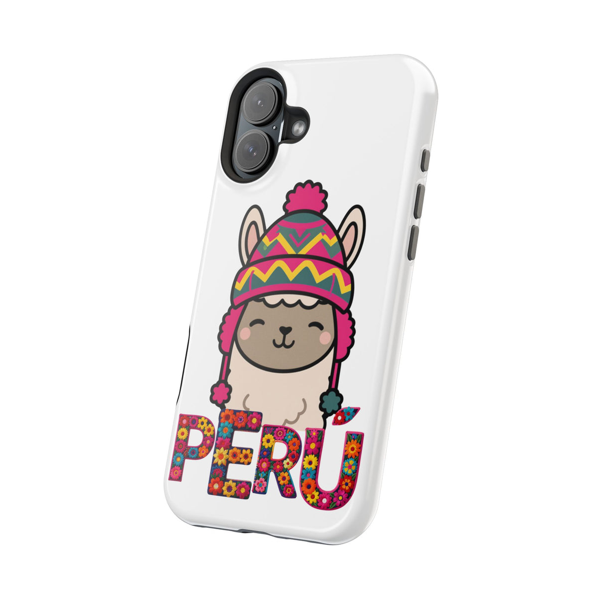 Best Peru Phone Case – Cute Llama with Chullo | Peruvian Gift
