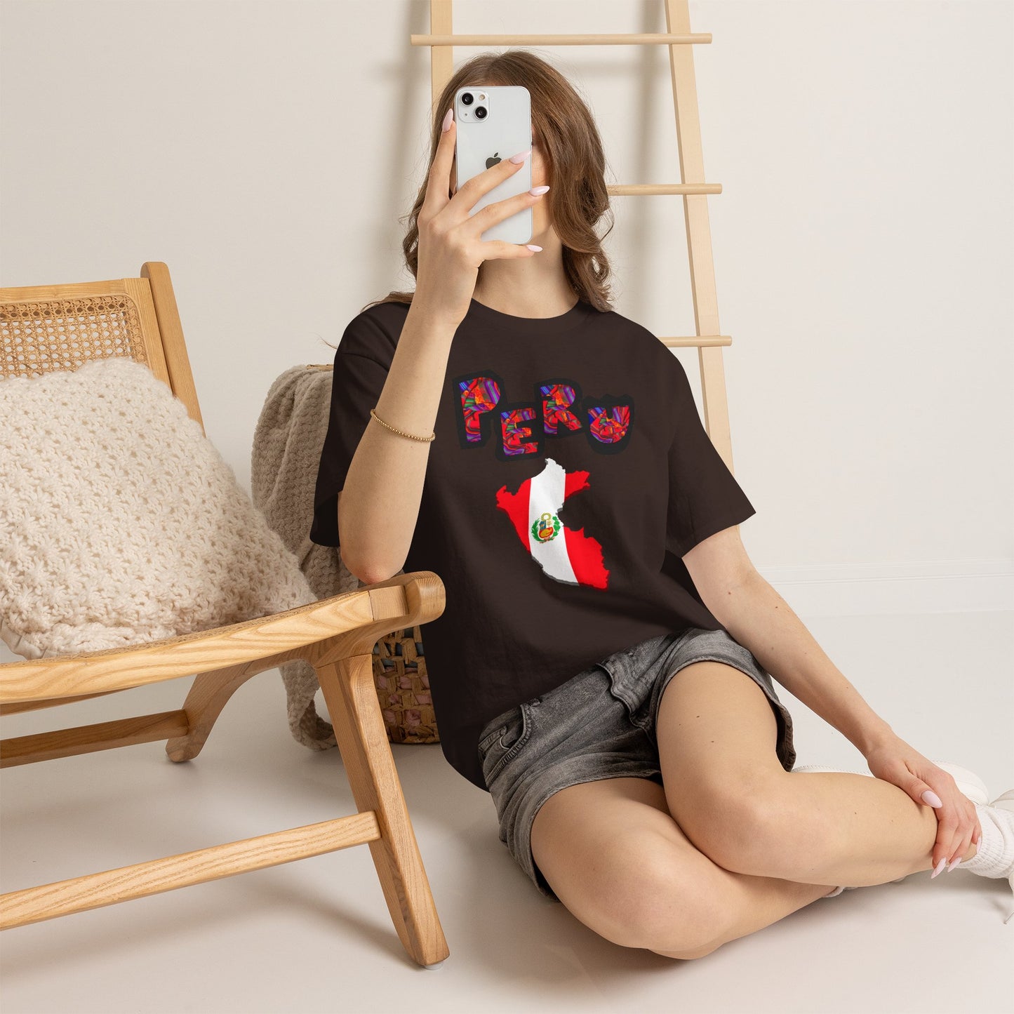 Best Peruvian T-shirt USA Unisex | Peru Map Flag Tee