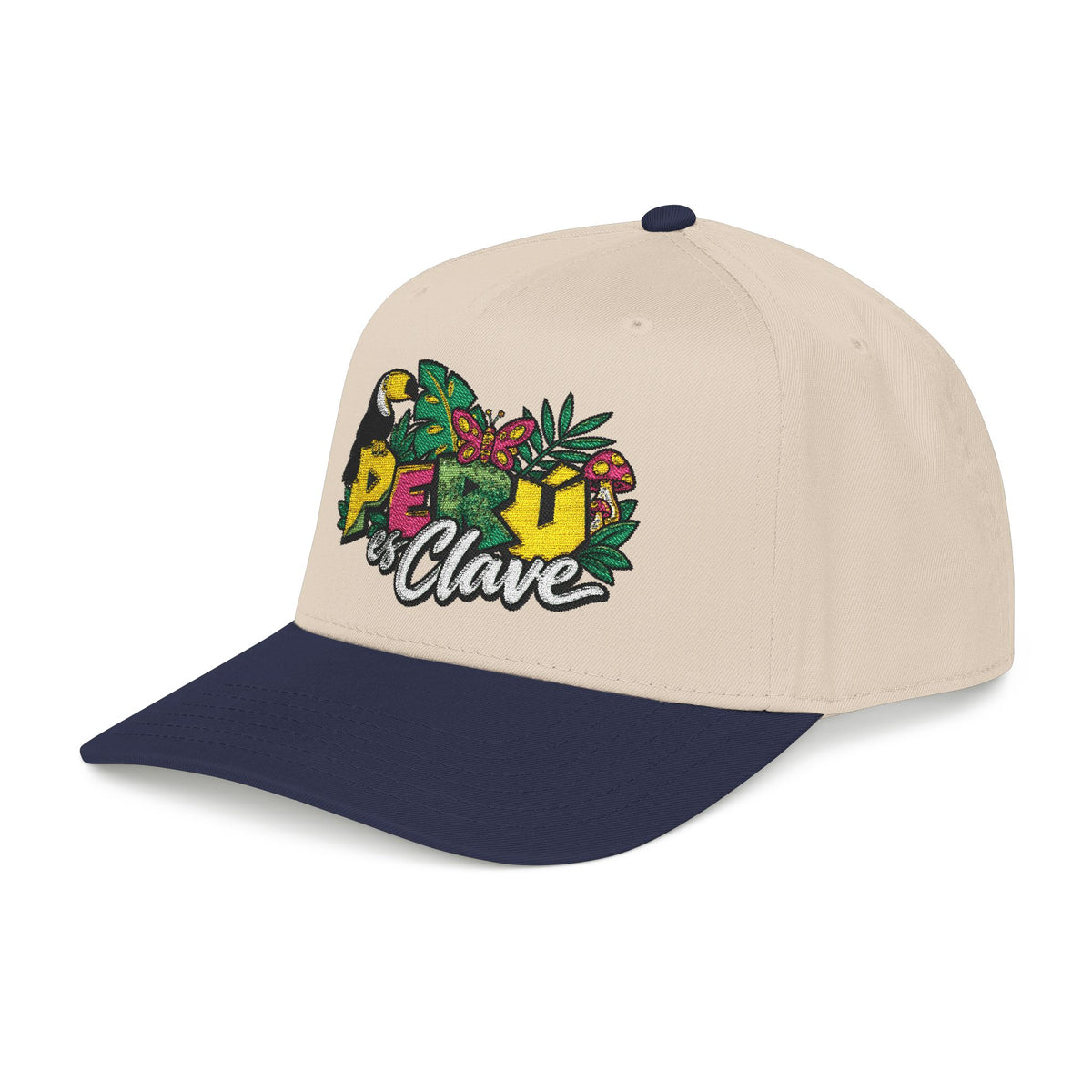 Best Perú es Clave Hat - Embroidered Amazon Toucan Cap