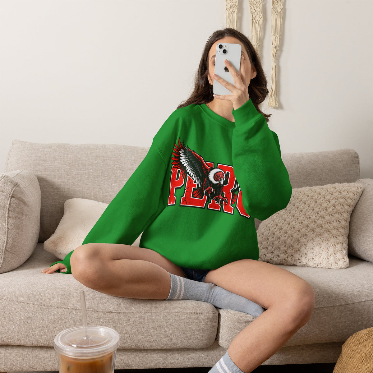 Best Peru Varsity Sweatshirt - Condor Crewneck Fan Gift