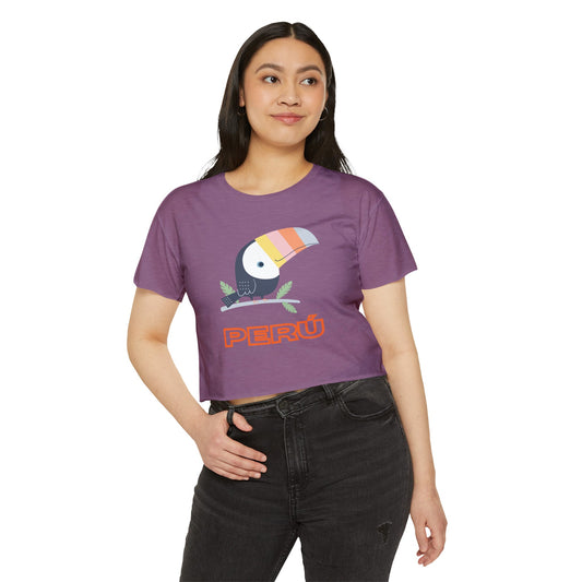 Peruvian Crop Top "Peru Tucan"