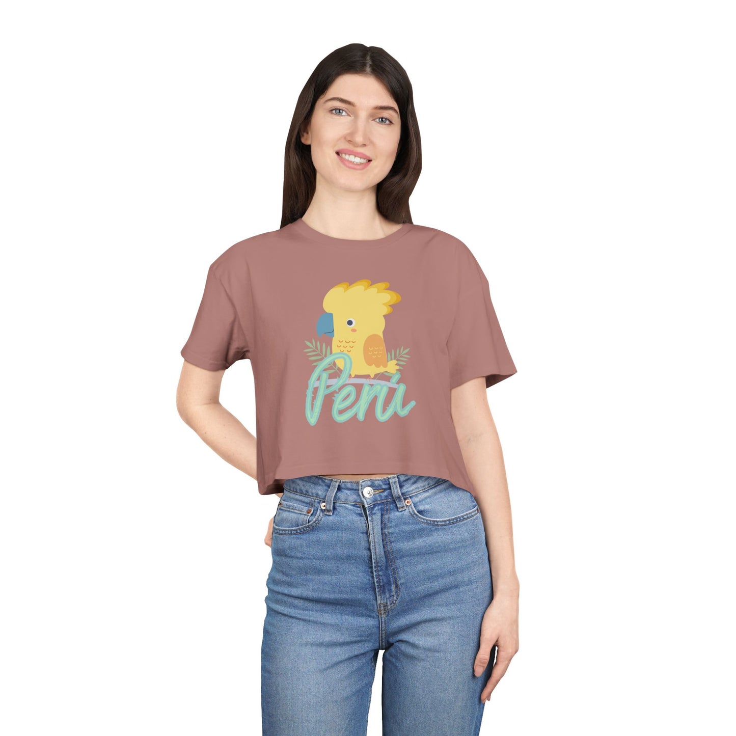 Best Peru Cockatoo Crop Top | Peruvian Gift USA