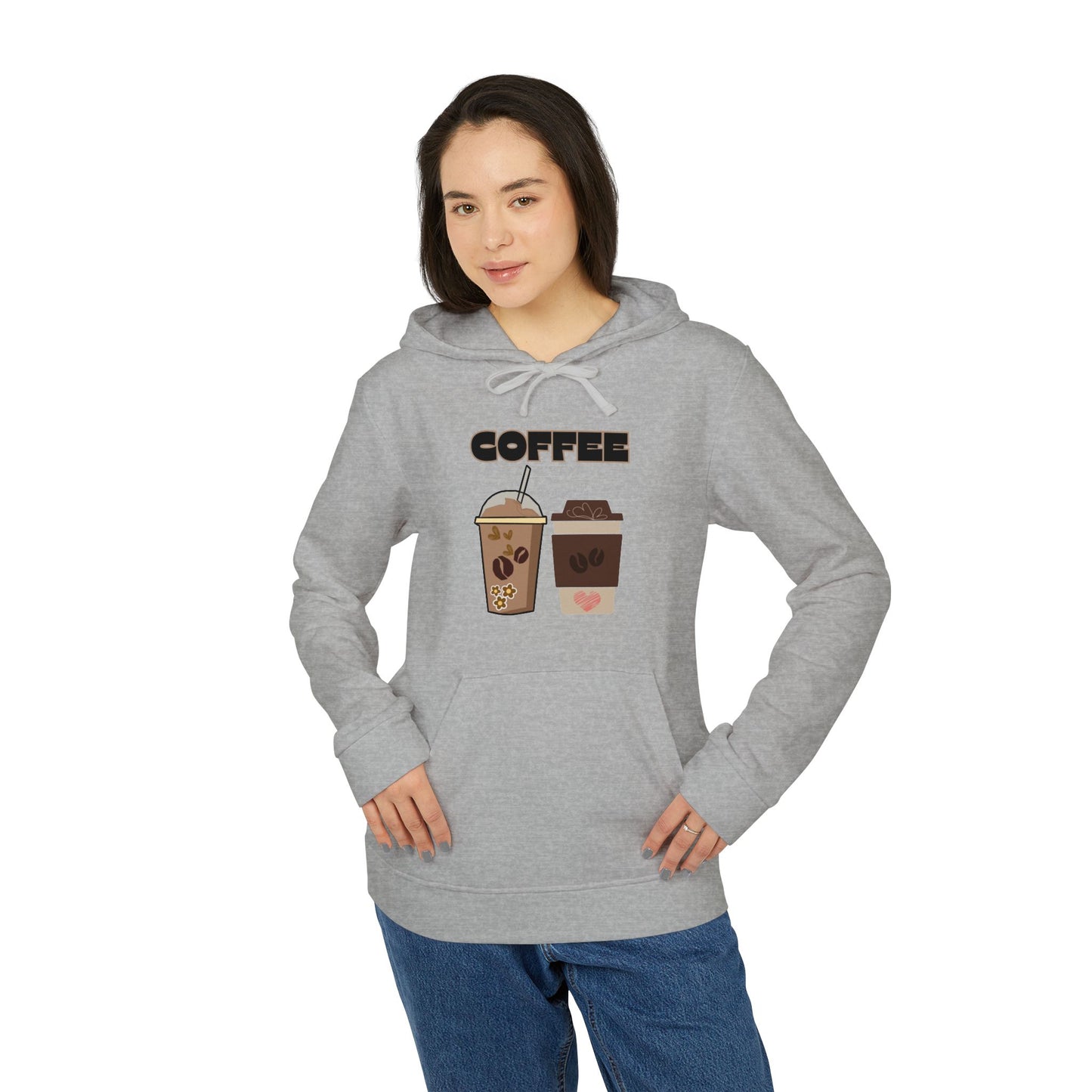 Best Customized adidas Unisex Fleece Coffee Hoodie For Coffee Addicts