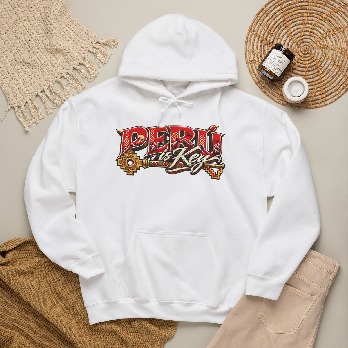 Best Peru is Key Hoodie - Andes & Chakana Peruvian Gift