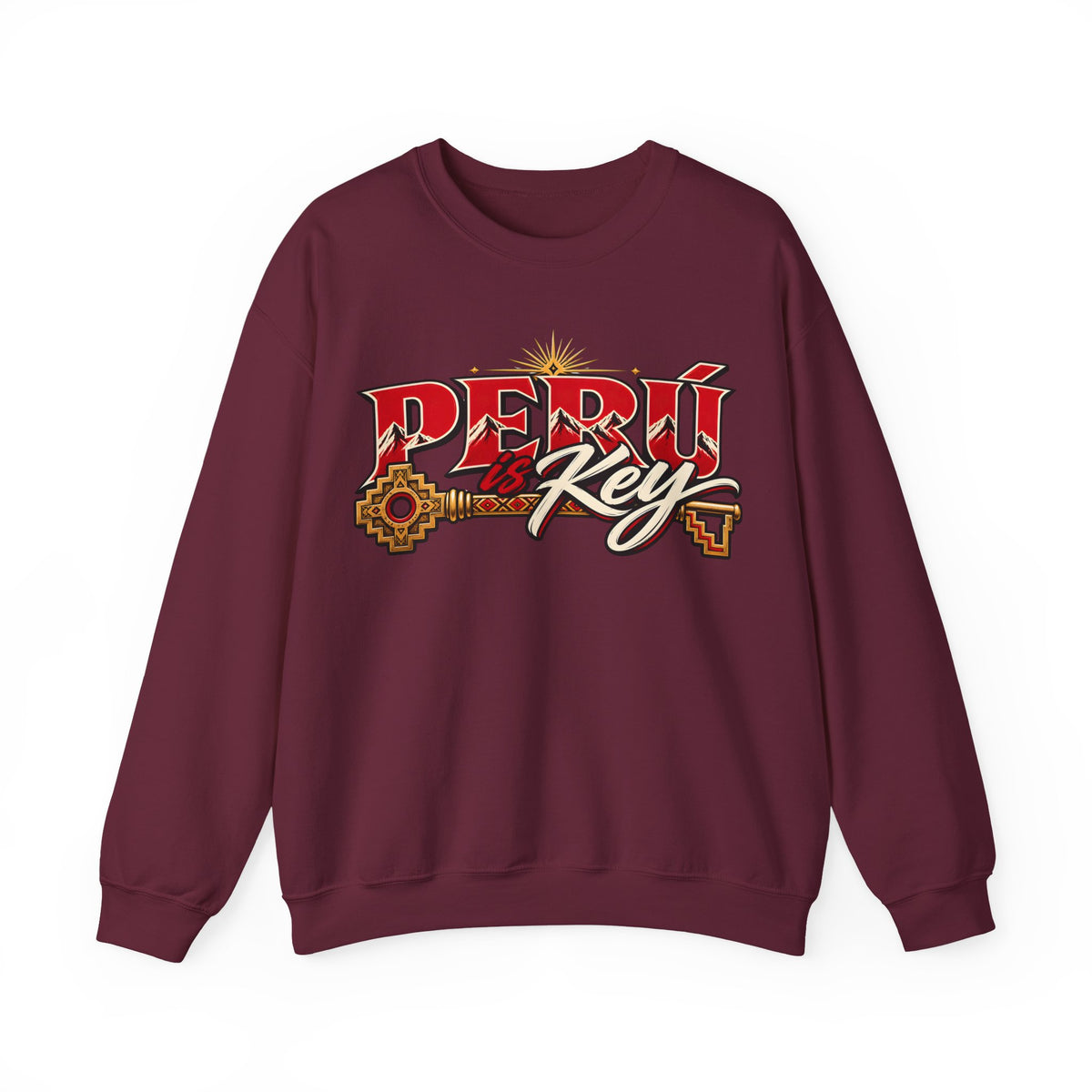 Best Peru is Key Sweatshirt - Golden Sun Andes Crewneck