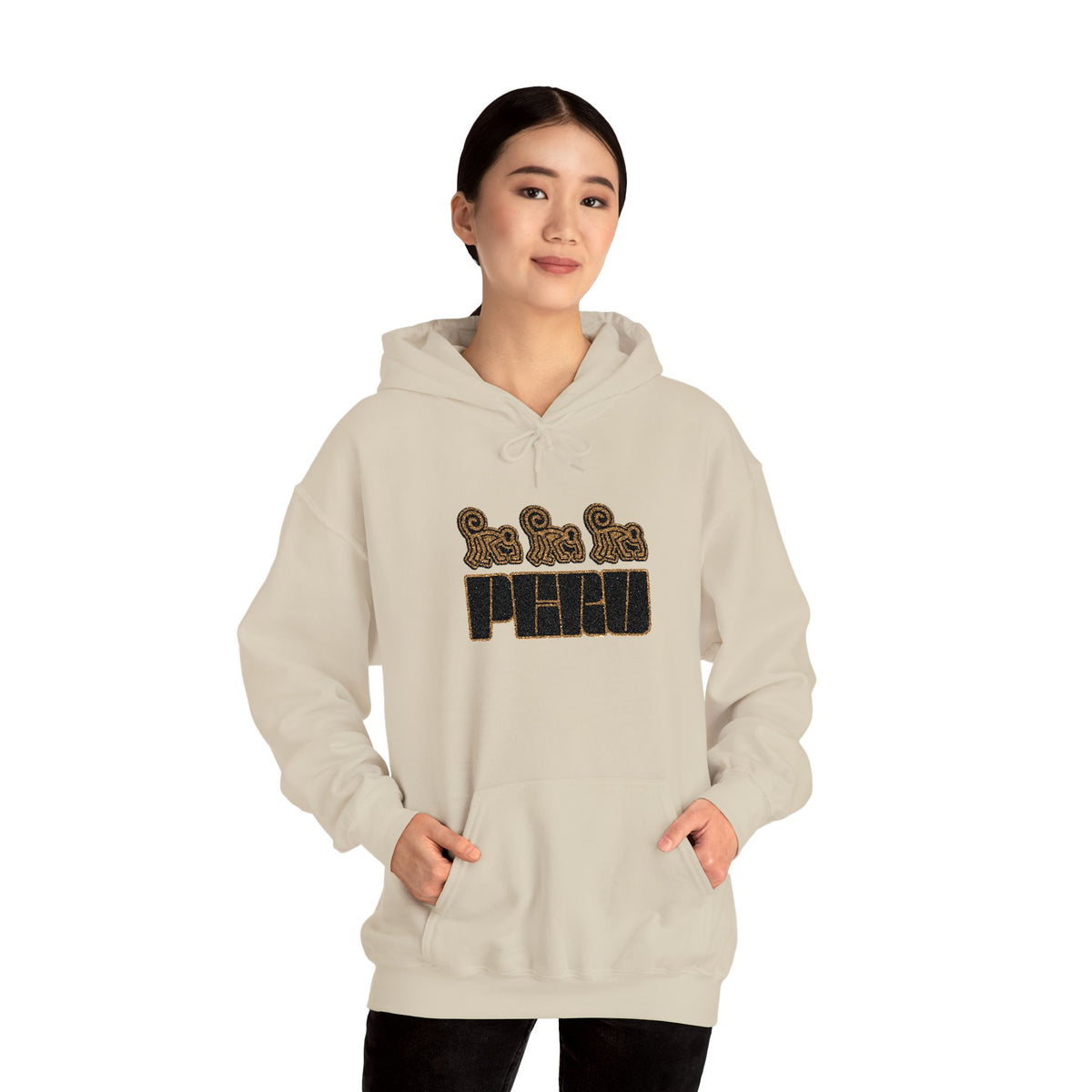 Best Nazca Lines Hoodie - Embroidered Monkey Peru Gift