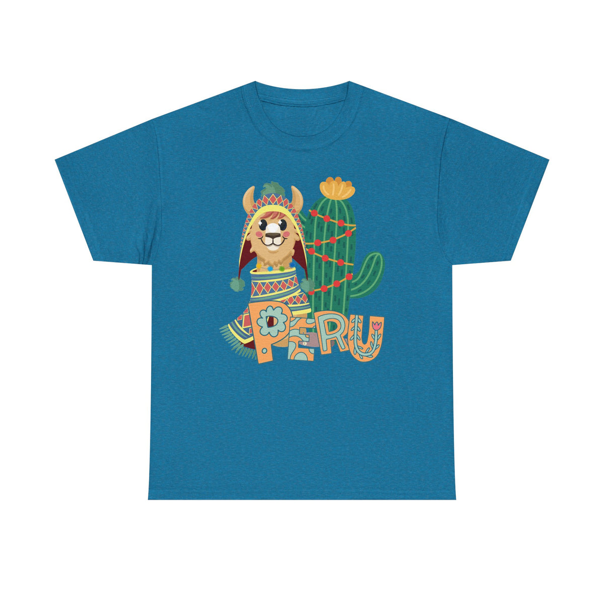 Best Peru Chullo Llama T-Shirt USA — Peruvian Pride Tee