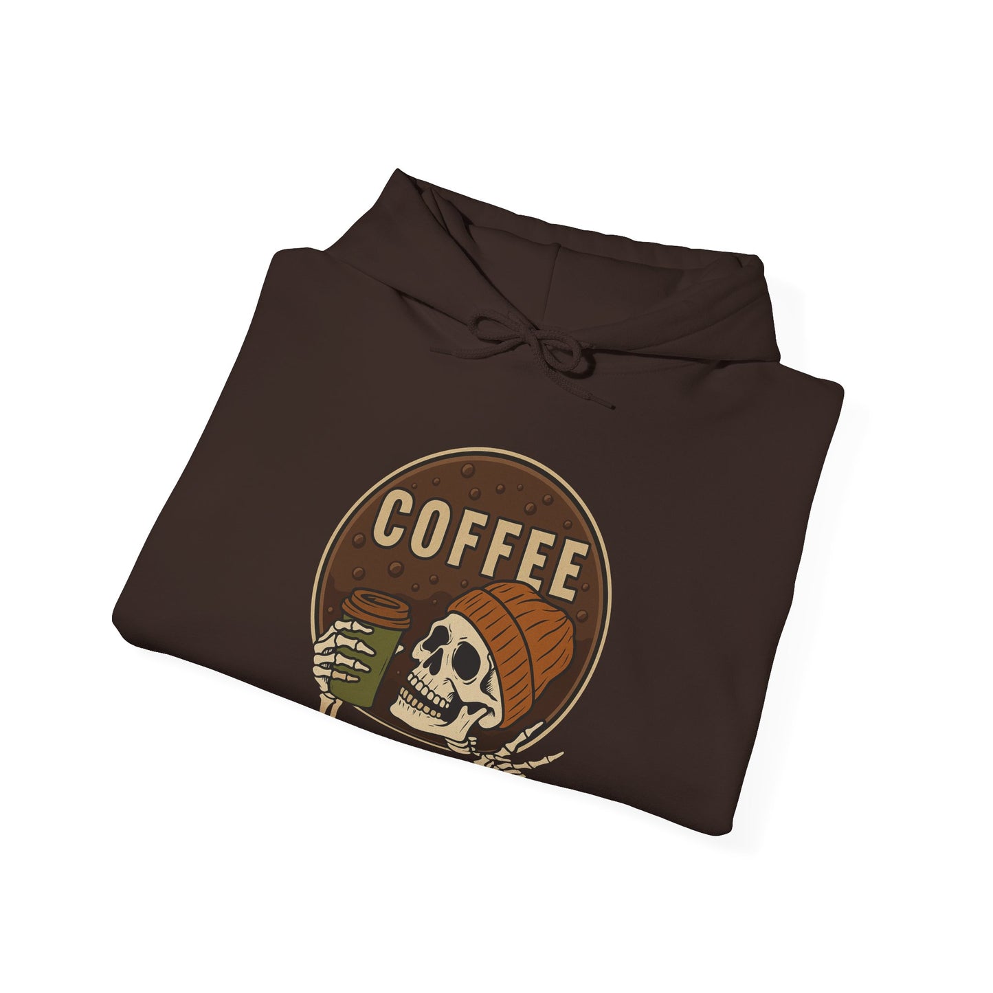 Skull Coffee Hoodie ☕ Bold Unisex Hoodie for Coffee Lovers in the USA
