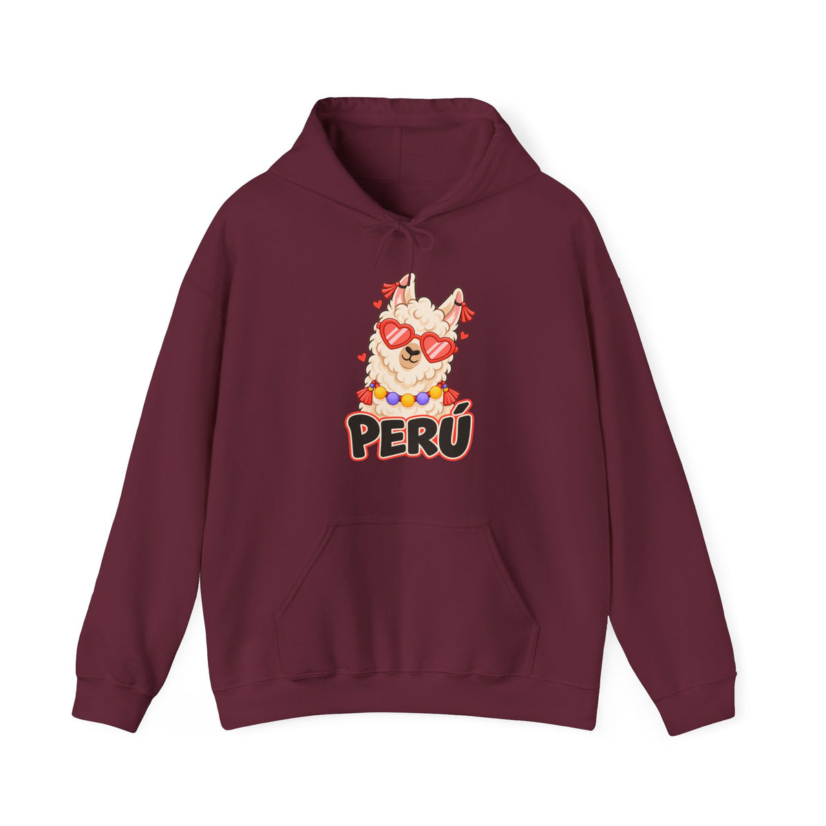 Best Cool Llama Peru Hoodie - Heart Sunglasses Llama Gift