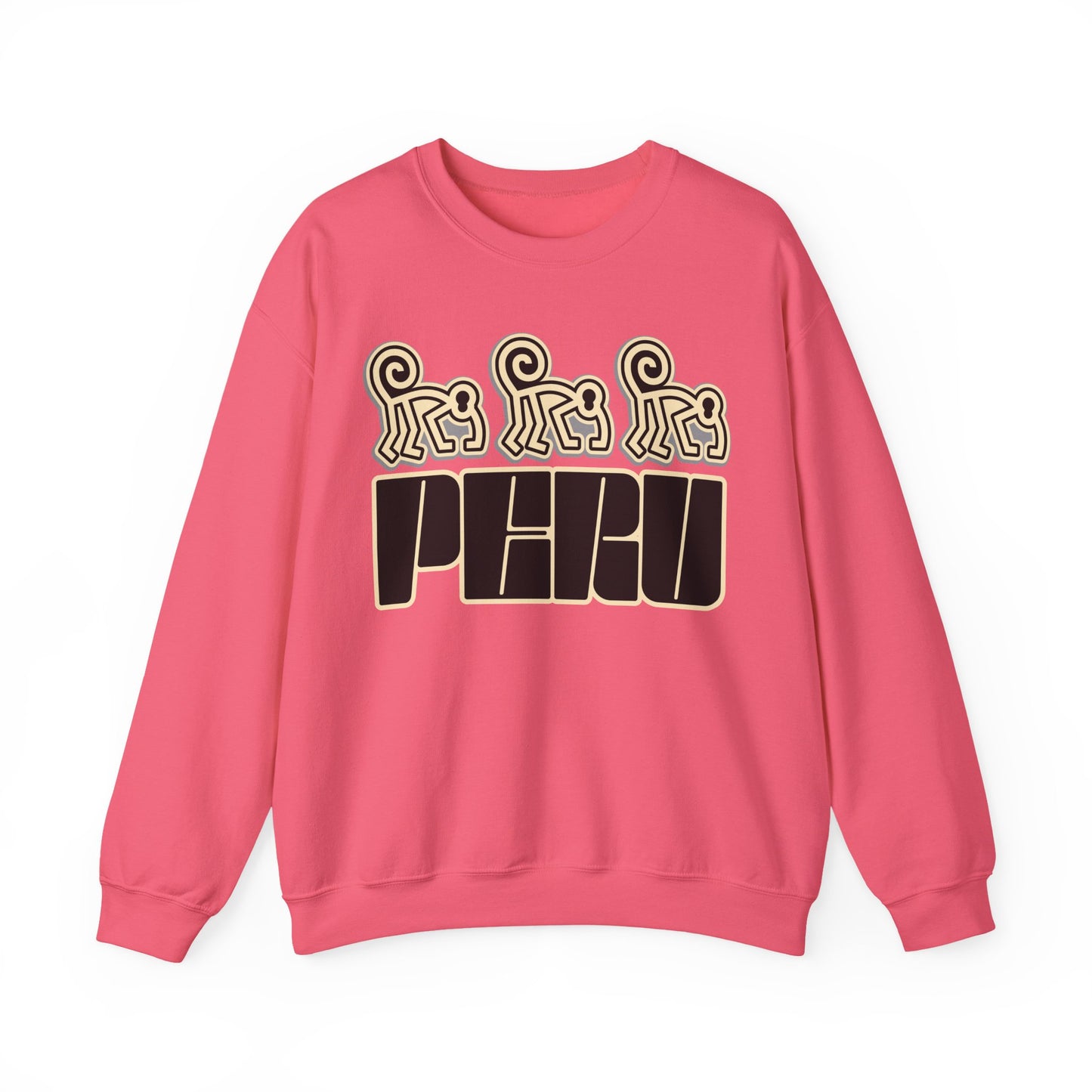Best Peru Nazca Monkey Sweatshirt - Peruvian Crewneck
