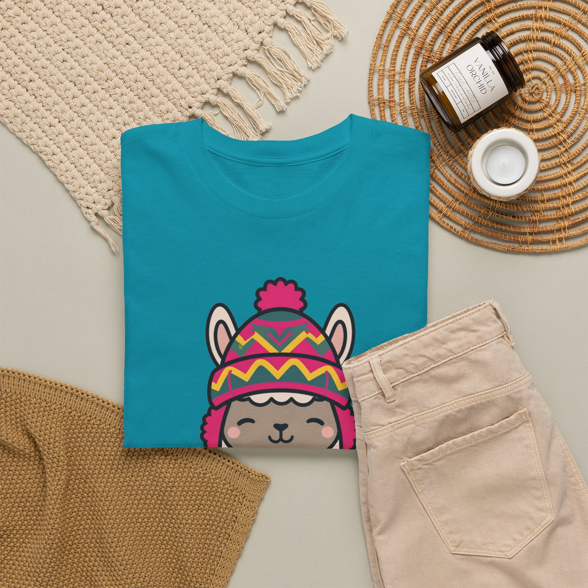 Best Peru Chullo Llama T-Shirt USA Unisex Andean Pride Tee