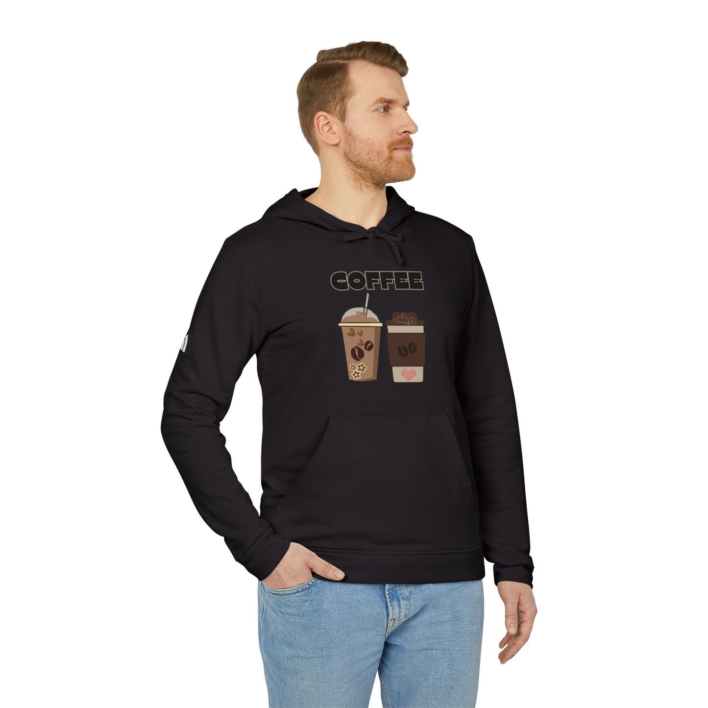 Best Customized adidas Unisex Fleece Coffee Hoodie For Coffee Addicts