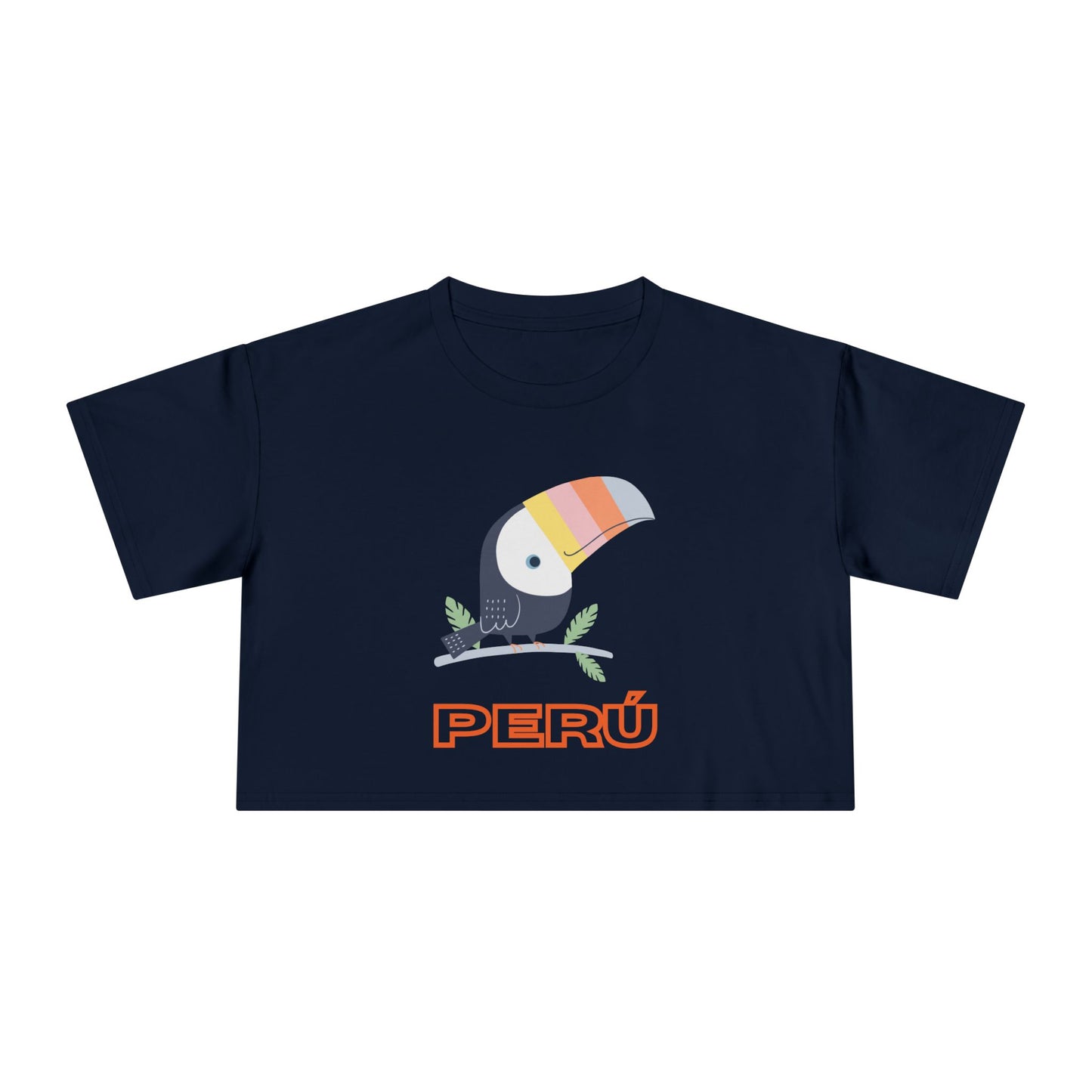Best Peru Toucan Crop Top Bold Design | Peruvian Gift USA