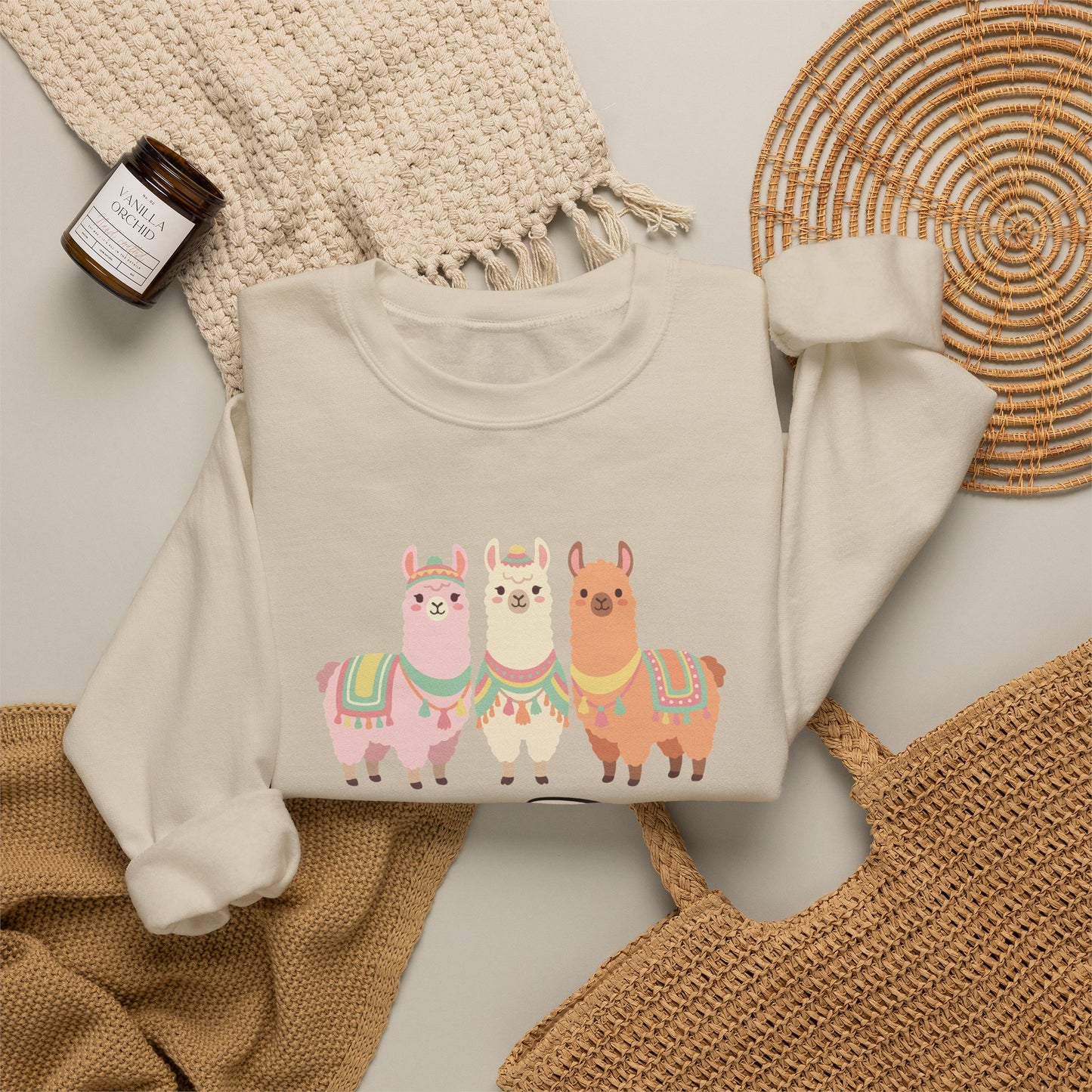 Best Peru Three Llamas Sweatshirt - Peruvian Crewneck