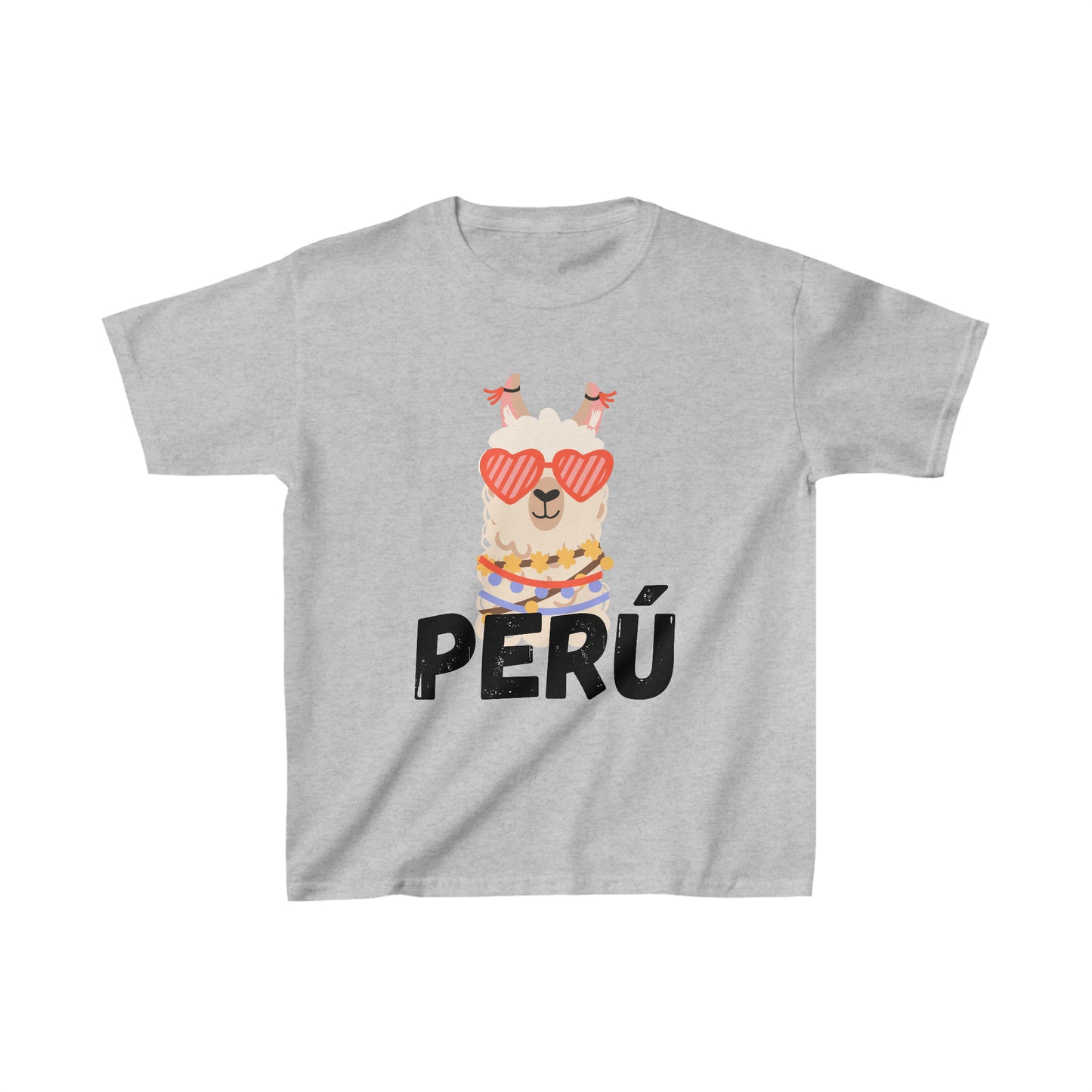 Peruvian Unisex Kids T-Shirt "Peru Llama"