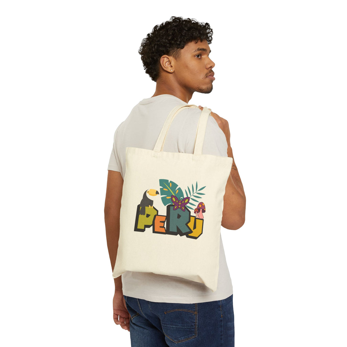 Best Peru Jungle Canvas Tote Bag - Peruvian
