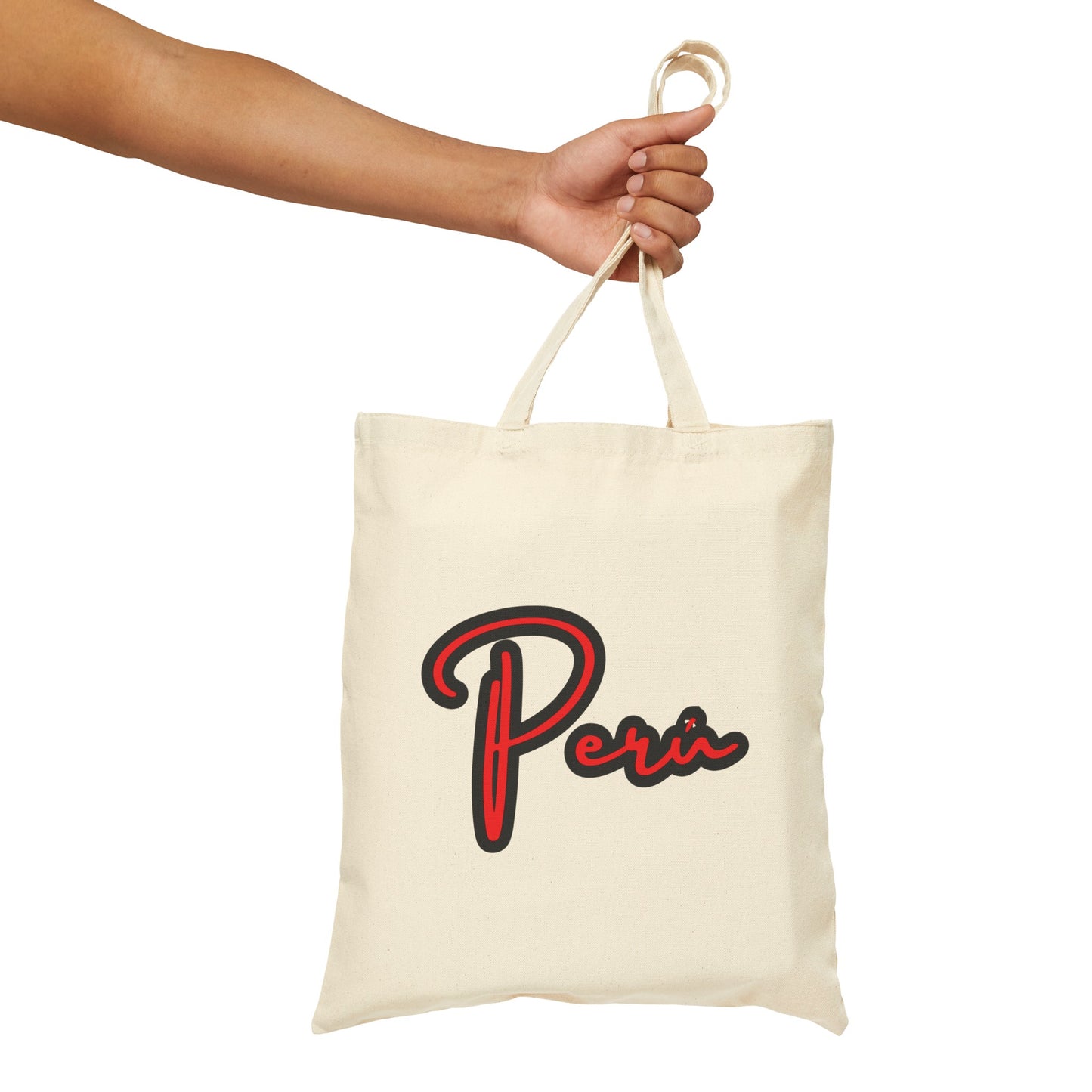 Peruvian Cotton Canvas Tote Bag "Peru"