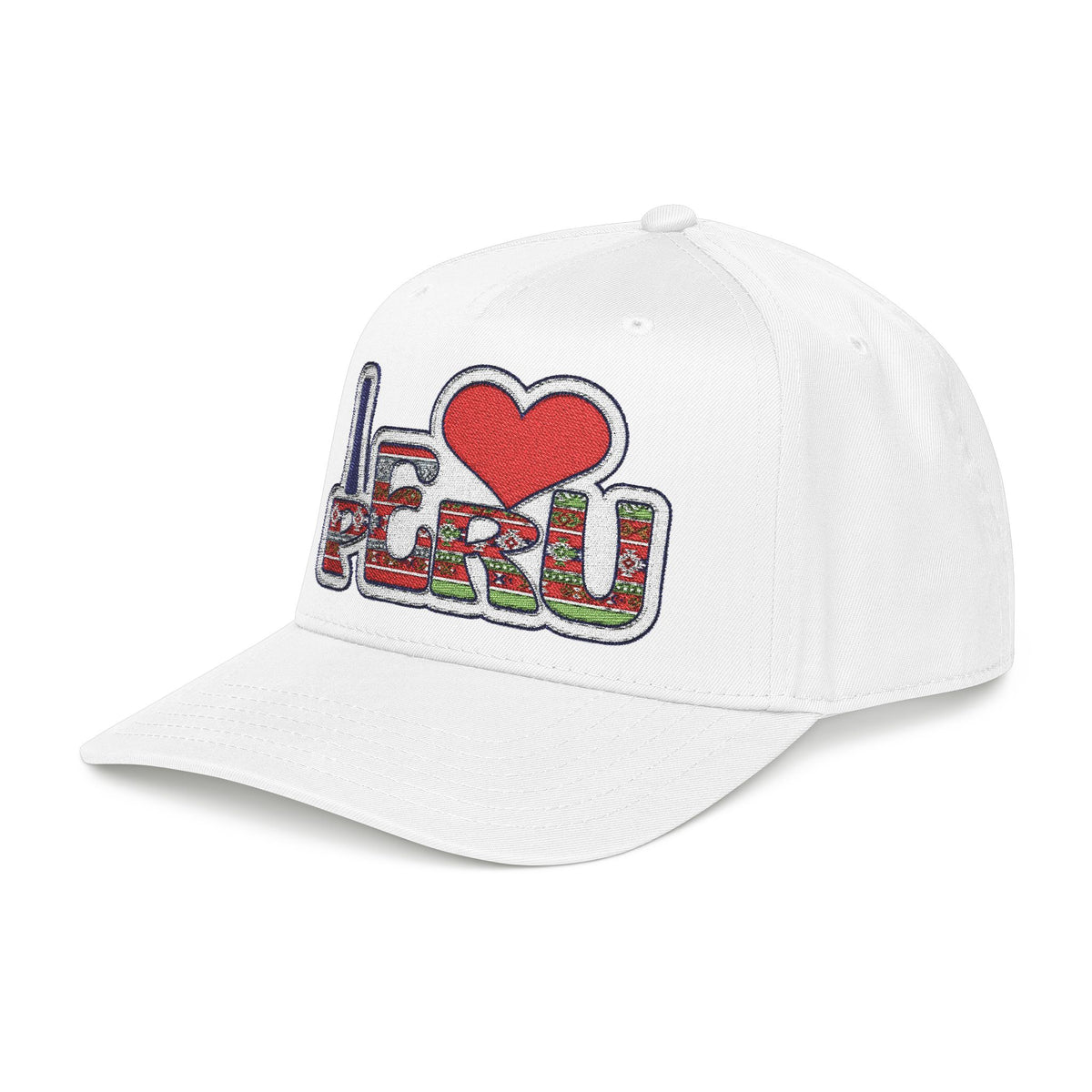 Best I Love Peru Hat - Embroidered Andean Textile Cap