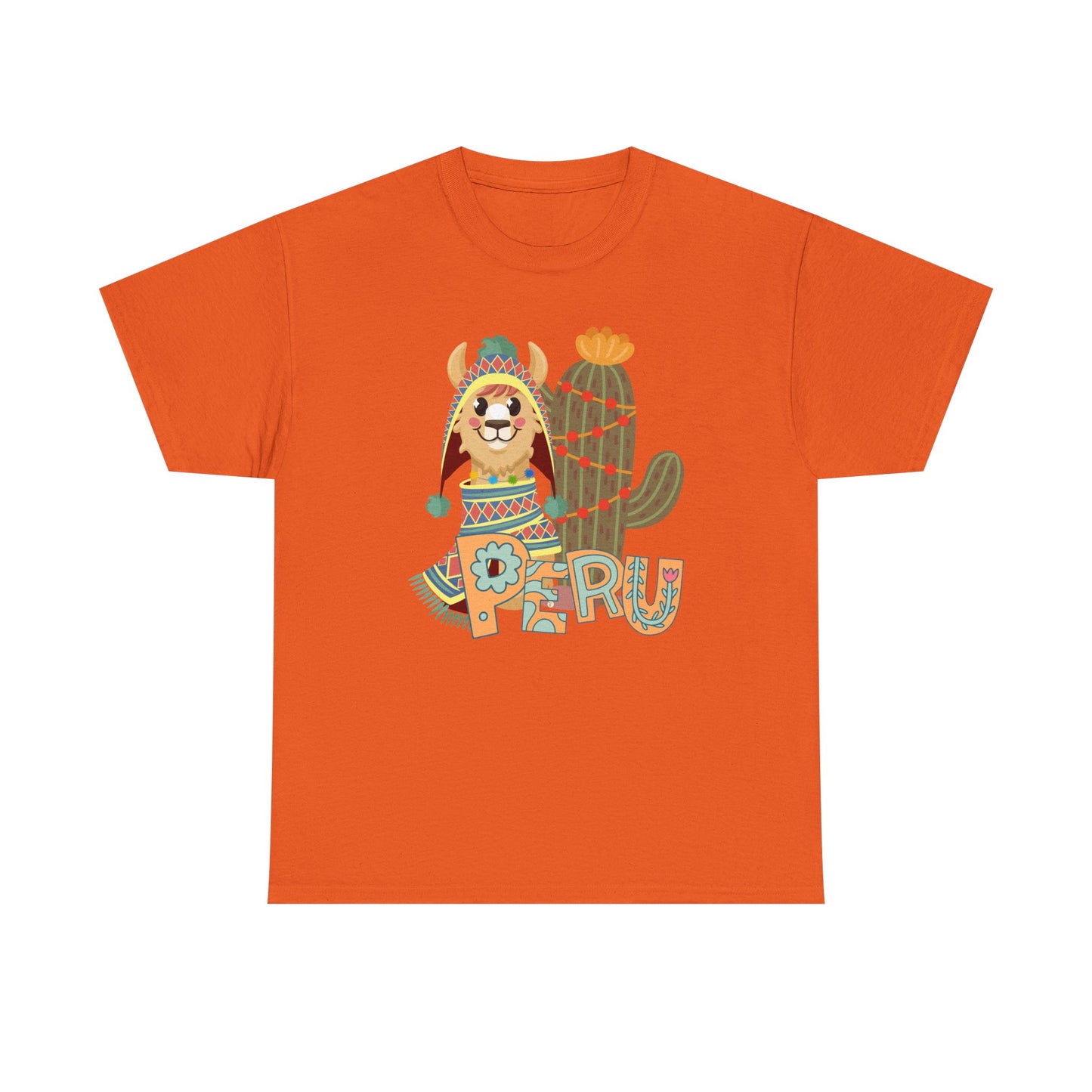 Best Peru Chullo Llama T-Shirt USA — Peruvian Pride Tee