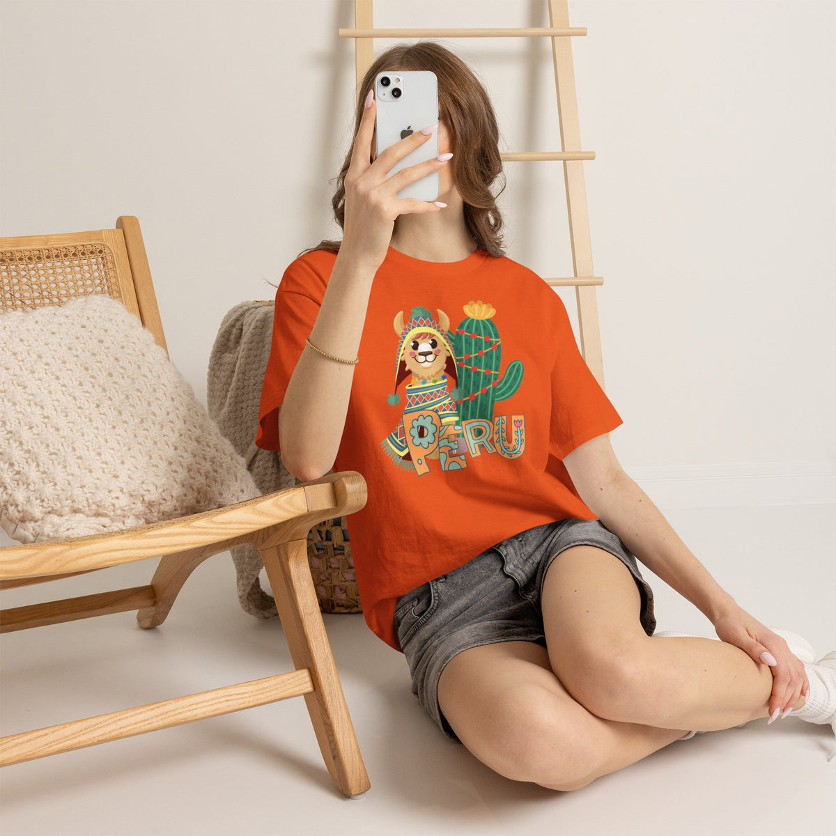 Best Peru Chullo Llama T-Shirt USA — Peruvian Pride Tee