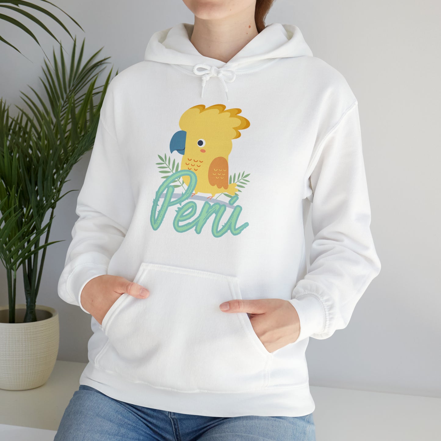 Peruvian Unisex Hoodie 'Gallito de las Rocas'