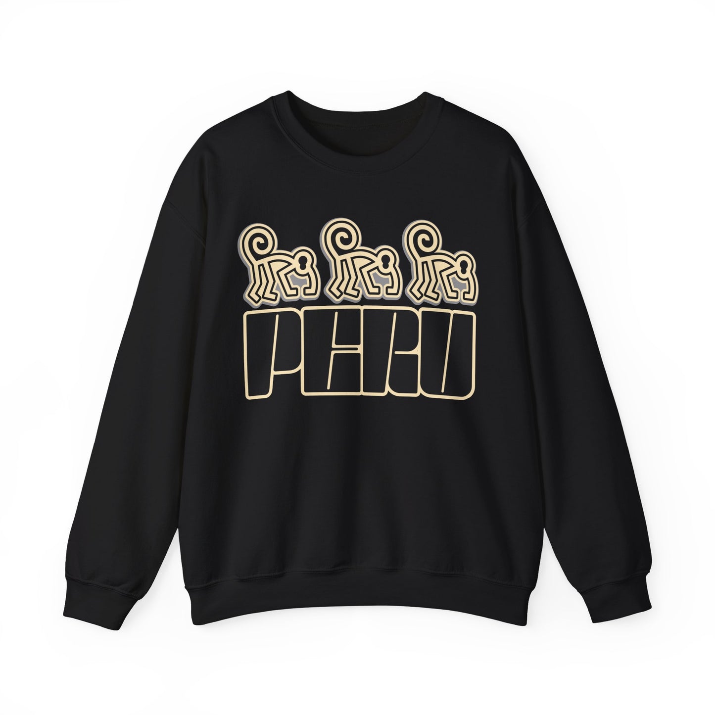Best Peru Nazca Monkey Sweatshirt - Peruvian Crewneck