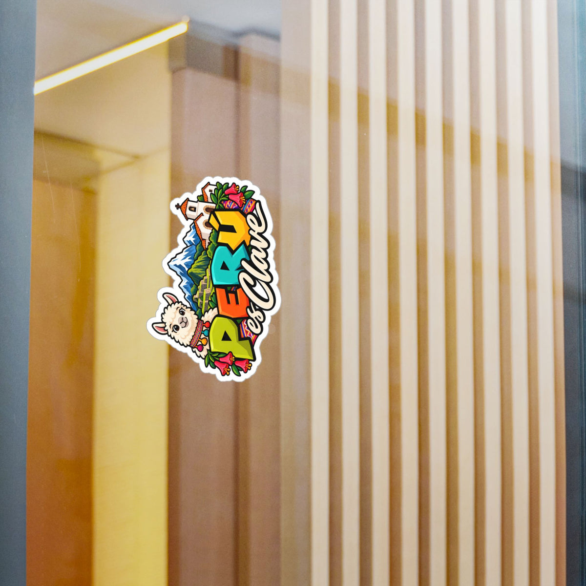 Best Perú es Clave Sticker - Alpaca & Machu Picchu Decal
