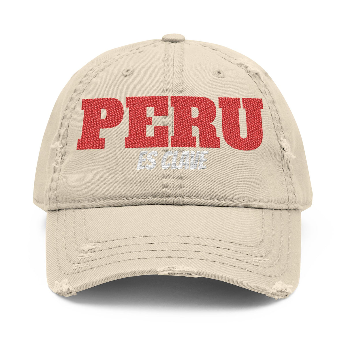 Best Peru Es Clave Embroidered Hat USA