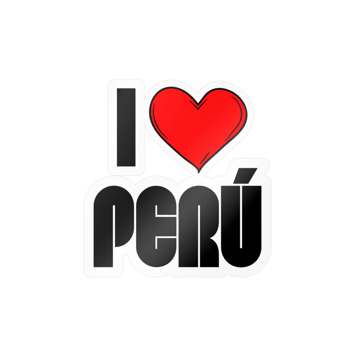 Best I Love Peru Sticker - Vinyl Decal