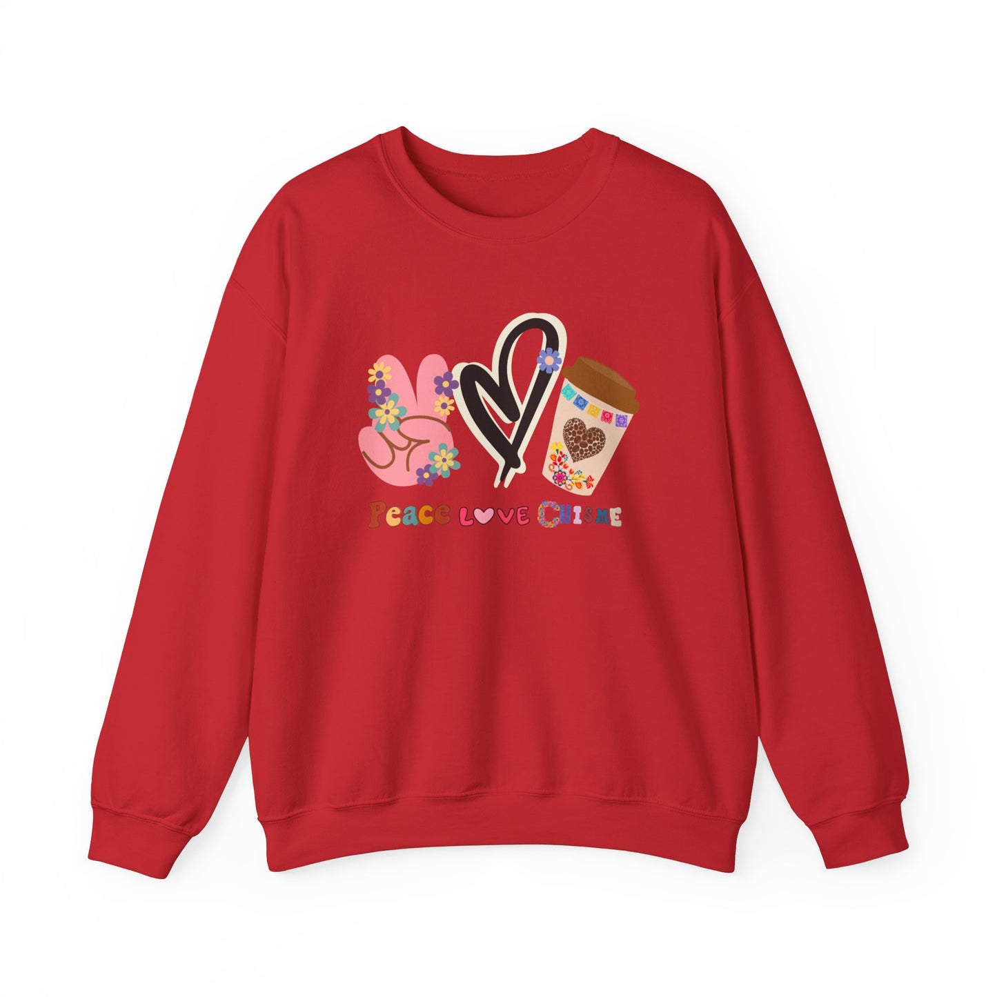 Best Unisex Coffee Sweatshirt That Spreads Peace, Love & Coffee (Chisme) Vibes: Brew & Harmony