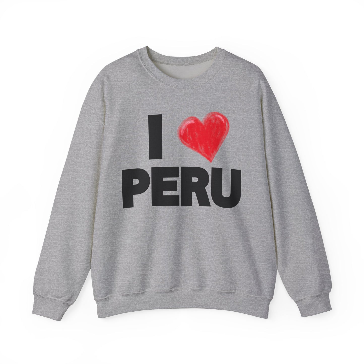 Best Peruvian Unisex Sweatshirt "I Love Peru"