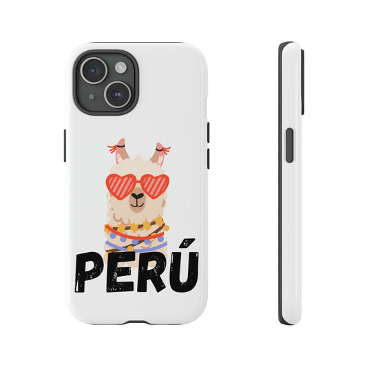 Tough iPhone  Cases "Peruvian Llama"