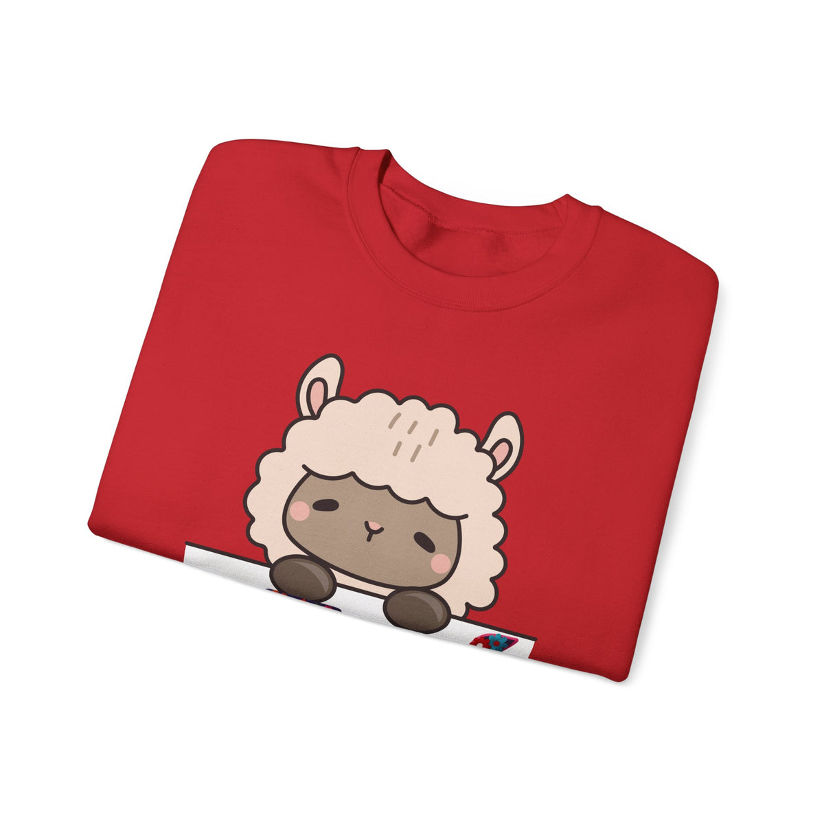 Best Peru Floral Llama Sweatshirt - Crewneck